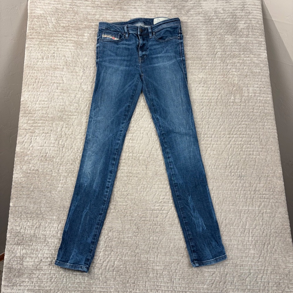Diesel Skinzee Super Slim Skinny Jeans Blue‎ Stretch W27 L30 RS030 Regular Waist